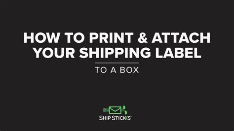 does ship sticks provide a box